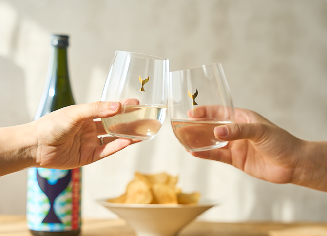 日本酒とポテチのマリアージュは特別な食事にもおすすめ