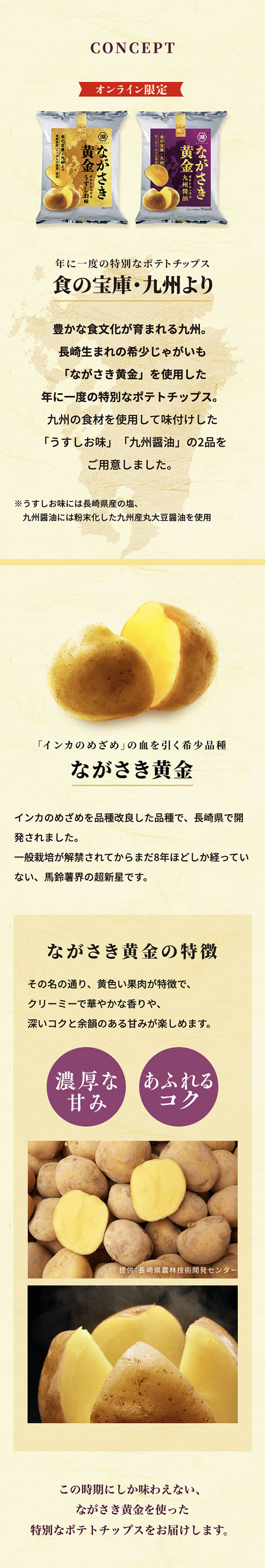 ながさき黄金ポテトチップスとは