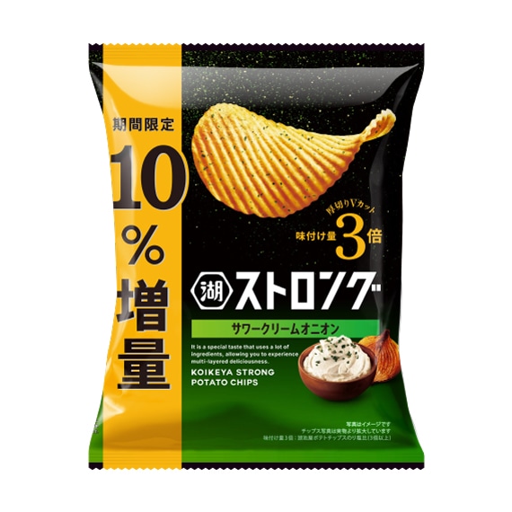 （10％増量）湖池屋ストロング サワークリームオニオン