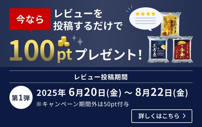 今ならレビューを投稿するだけで100ptプレゼント
