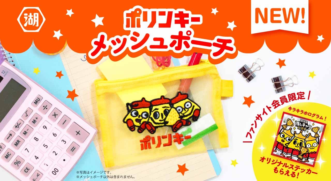 ポリンキーメッシュポーチ