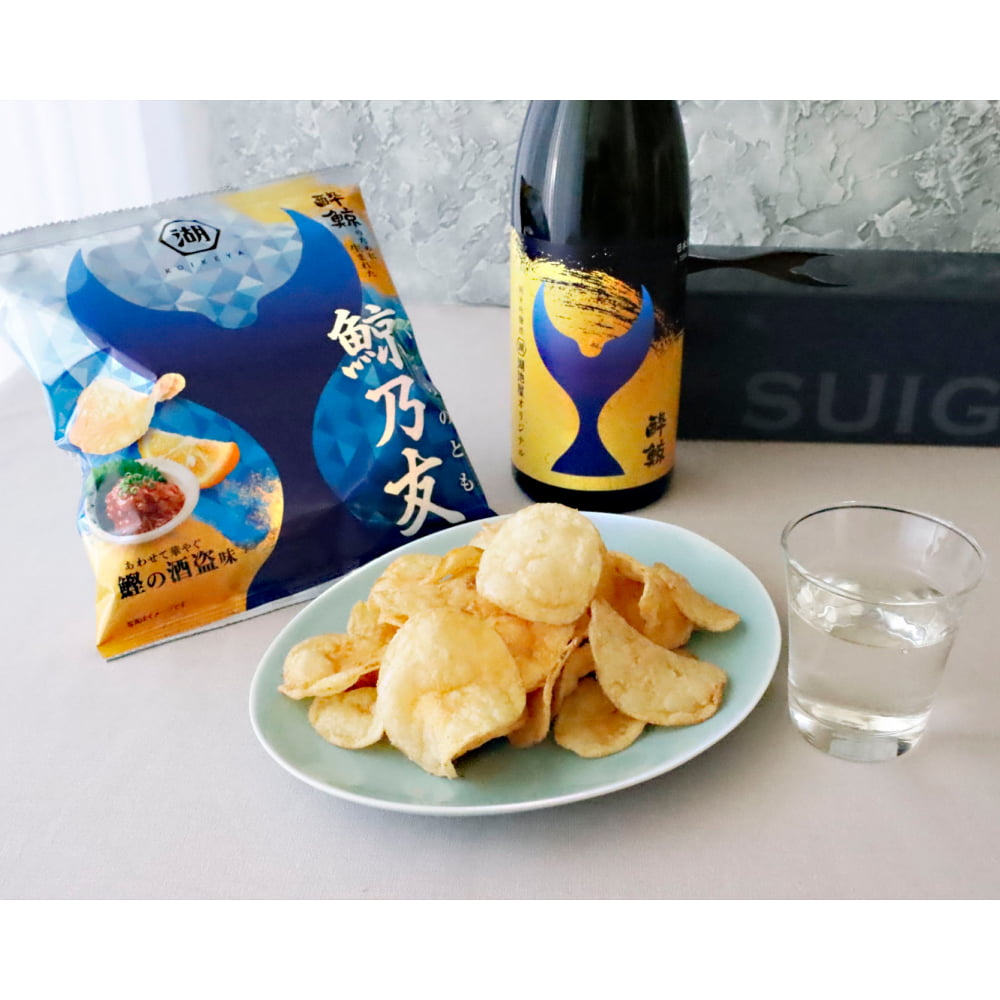 日本酒とポテトチップスのマリアージュを突き詰めた湖池屋の人気商品