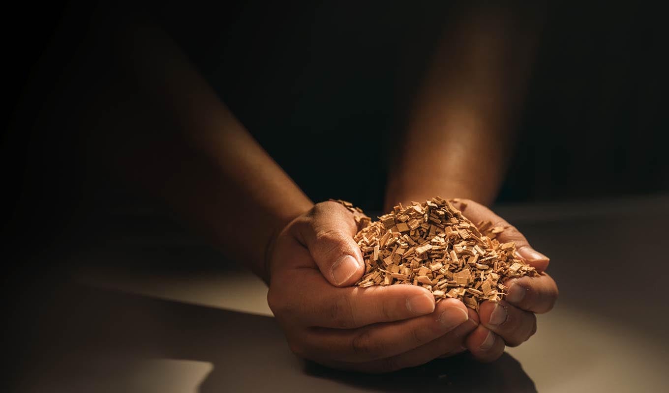 日本の季節を、燻製で味わう。「りんご」のスモークチップを使用。