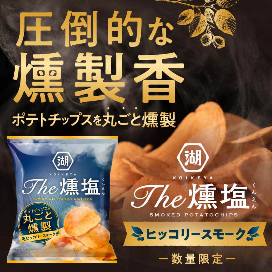 KOIKEYA The 燻塩　ヒッコリースモークチップ